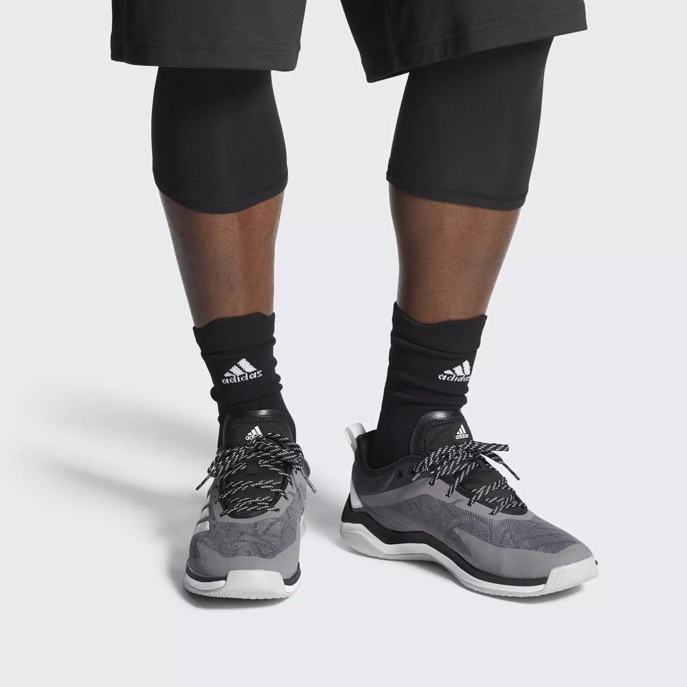 Adidas Speed Trainer 4 Tenis De Beisbol Grises Para Hombre (MX-21648)